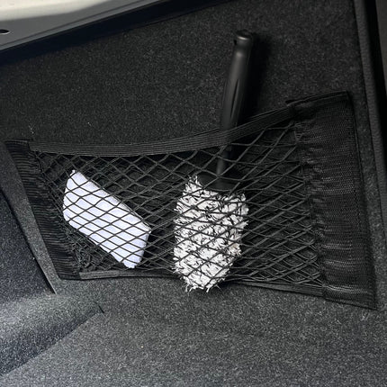 Filet de Rangement Élastique pour Coffre de Voiture – Double Maille