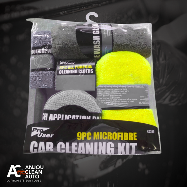 Pack de Microfibres – Gants, Éponges & Chiffons Microfibres